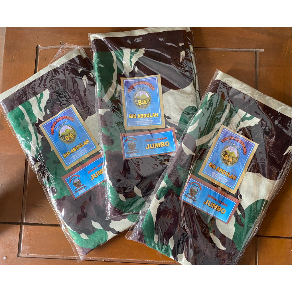 Sarung Motif loreng TNI