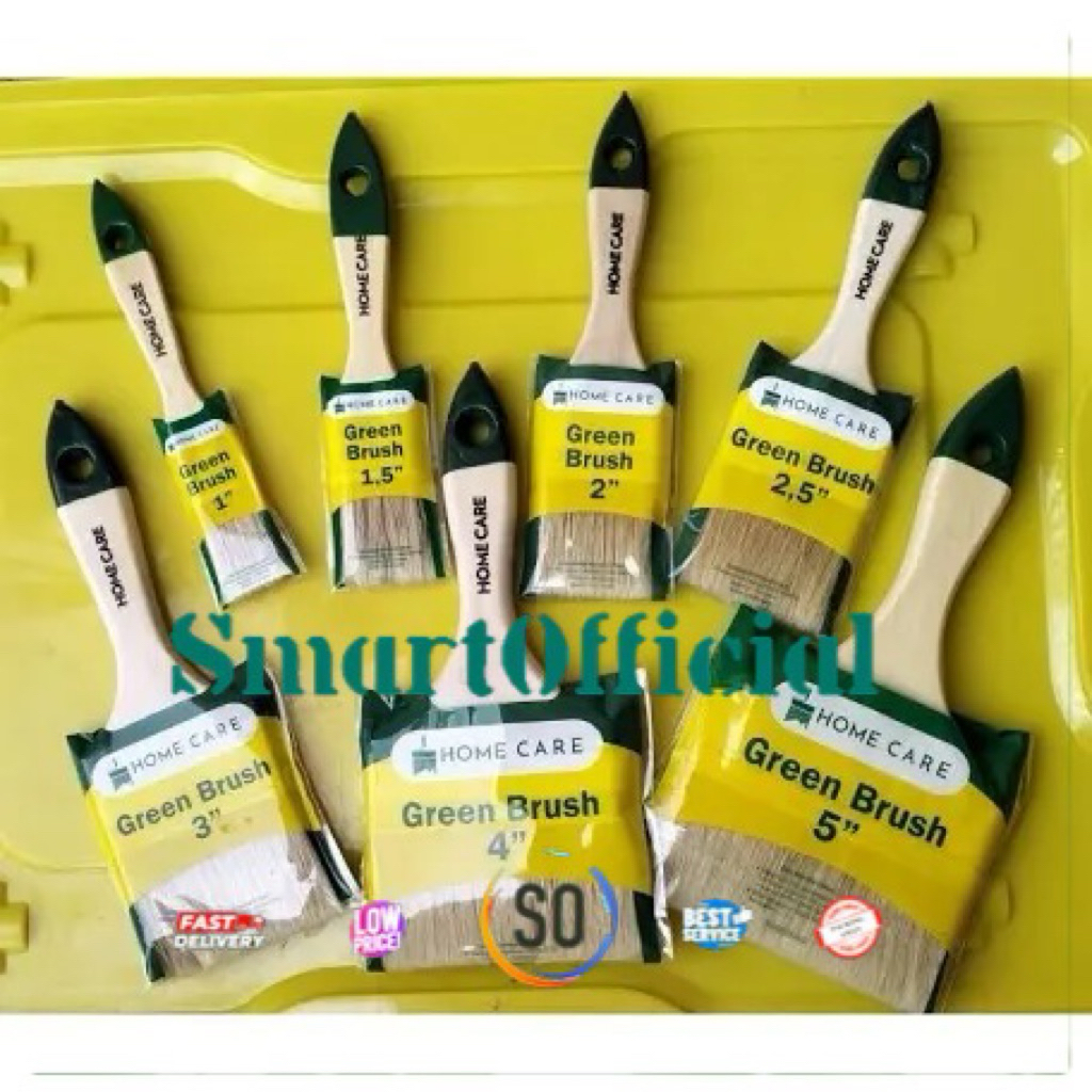 

KUAS TANGAN CAT TEMBOK KAYU DAN BESI MEREK GREN BRUSH HOMECARE