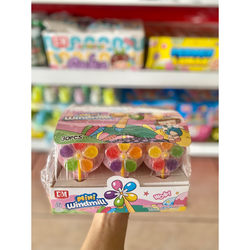 

Permen Jelly kipas / Mini windmill 30pcs ( 1 pack ) 360gr