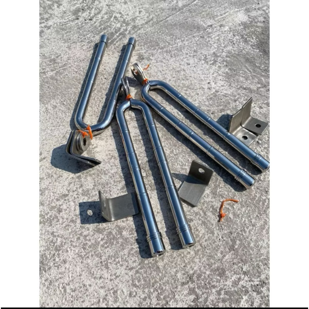 begel cb stenlis asli begel cb bahan stenlis asli pnp shok tabung atas