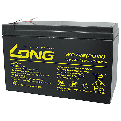 Aki UPS Long 12V 7AH Aki Sprayer Swan Baterai UPS Aki LONG