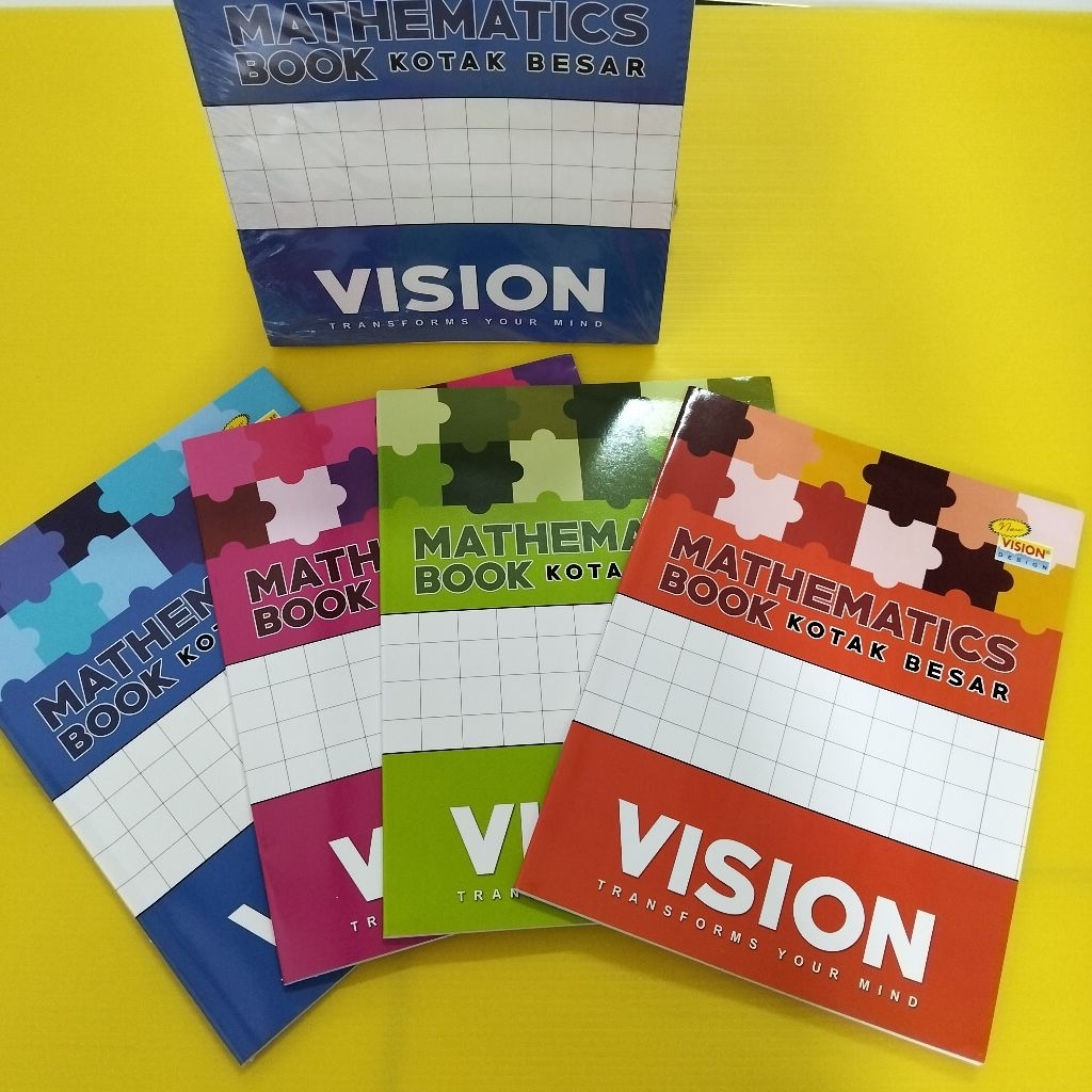 

( 1 pcs )Buku Kotak Besar 30 Lembar Vision - Satuan
