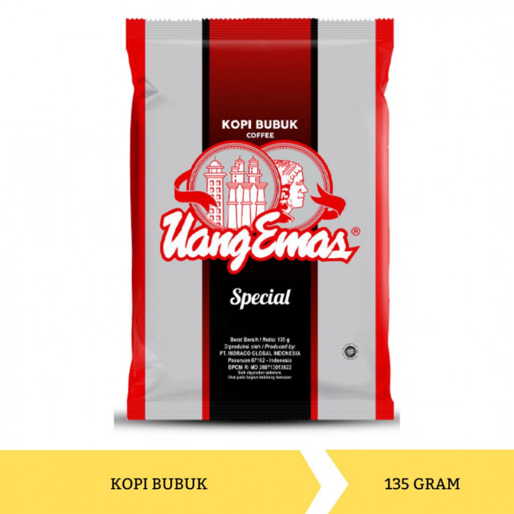 

Kopi Uang Emas kopi bubuk 135g 380g