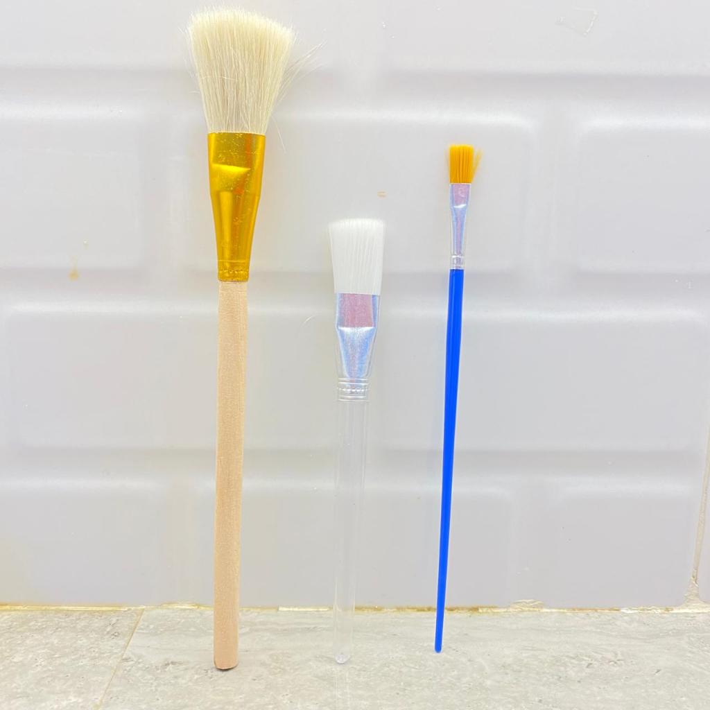 KUAS NASTAR / KUAS KUE KERING / KUAS BULU DOMBA / KUAS NYLON / KUAS NILON / KUAS OLES KUNING TELUR