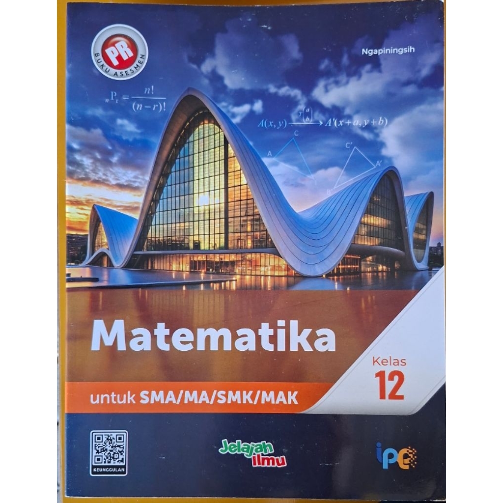 Buku PR/LKS interaktif matematika wajib kelas XII,12 intan pariwara