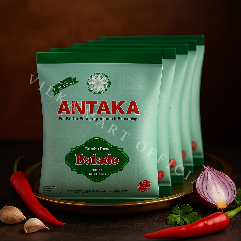 

Antaka Bumbu Tabur 100 Gram / Antaka Balado / Antaka barbeque / antaka keju manis / antaka renteng / antaka bumbu tabur renceng