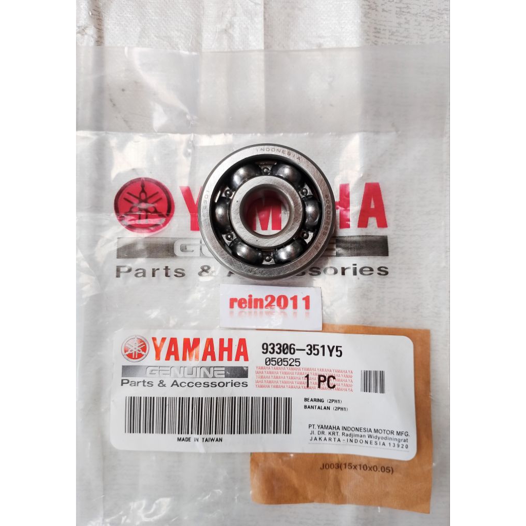 BEARING LAHER RASIO TRANSMISI MIO M3 ASLI ORI YAMAHA 93306 351Y5