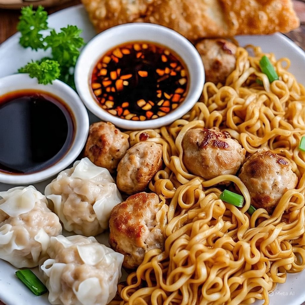 

produk baru paket spesial mie baso pangsit