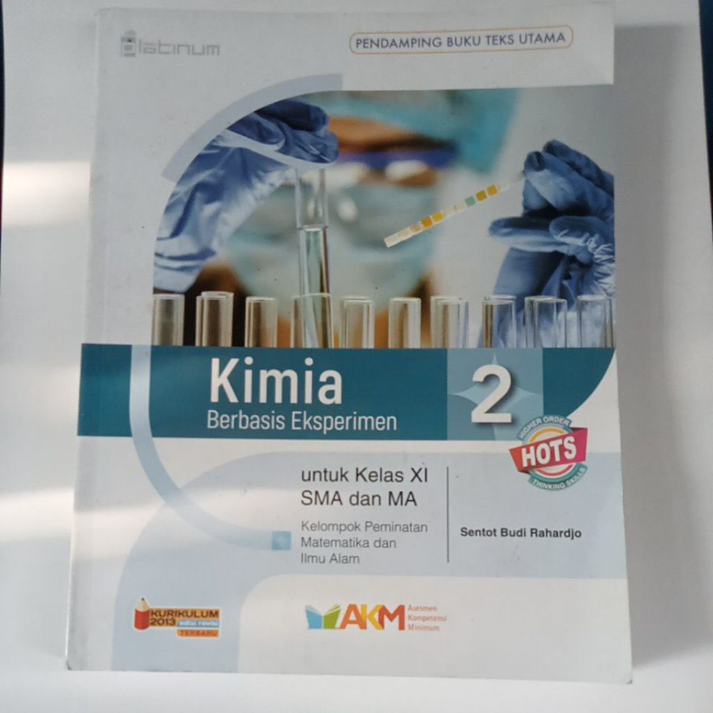 buku kimia berbasis eksperimen kelas 2/ 11 SMA platinum AKM