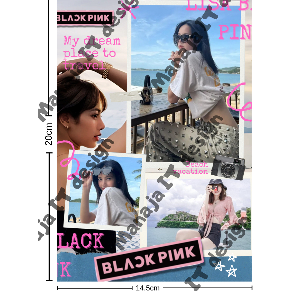 

Stiker Lisa BLACKPINK Ukuran A5 - Tema Liburan Pantai Aesthetic