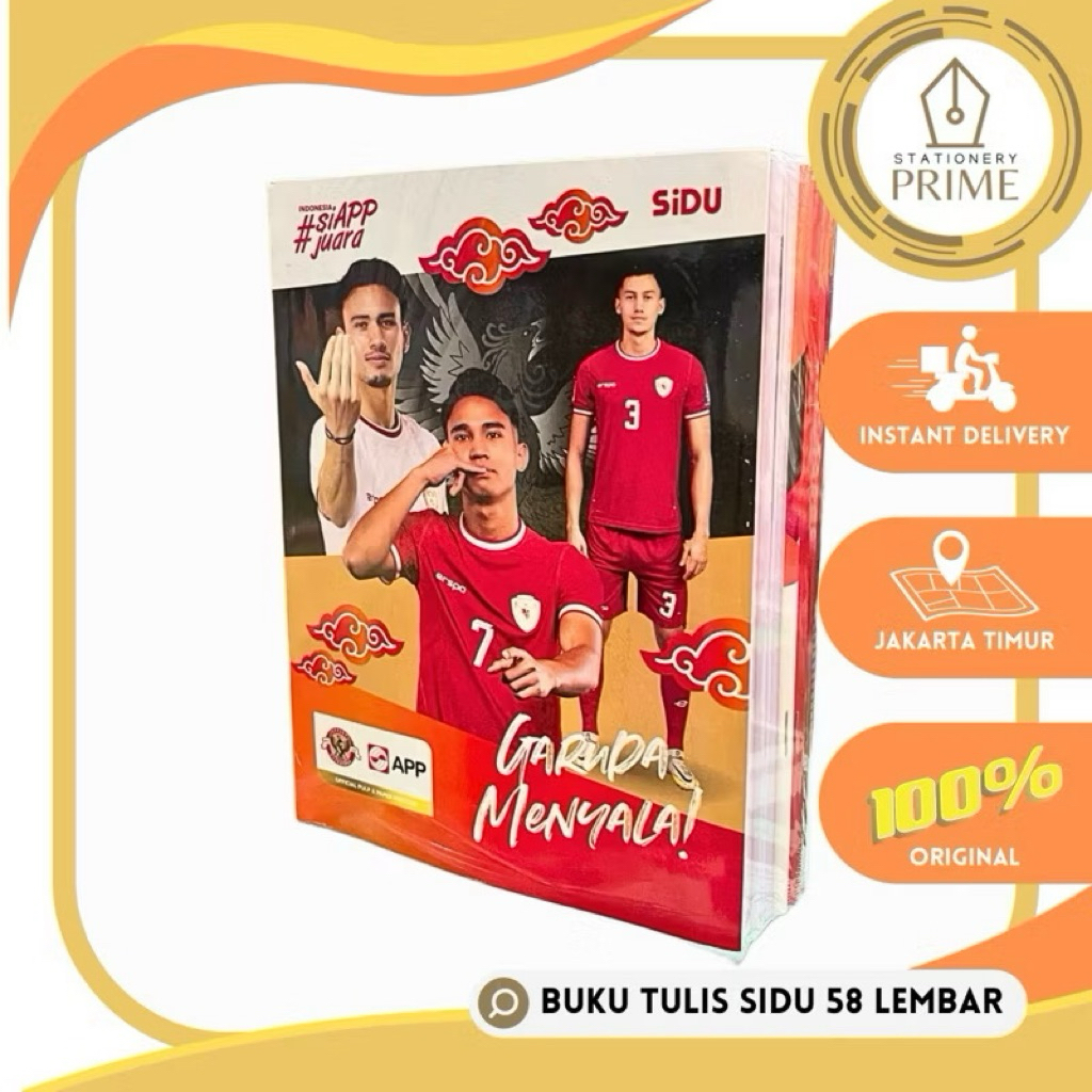 

Buku Tulis Sinar Dunia (Sidu) 58 lembar - isi 10 buku