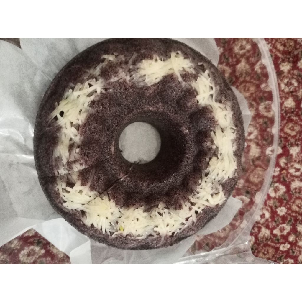 

bolu ketan hitam keju lumer