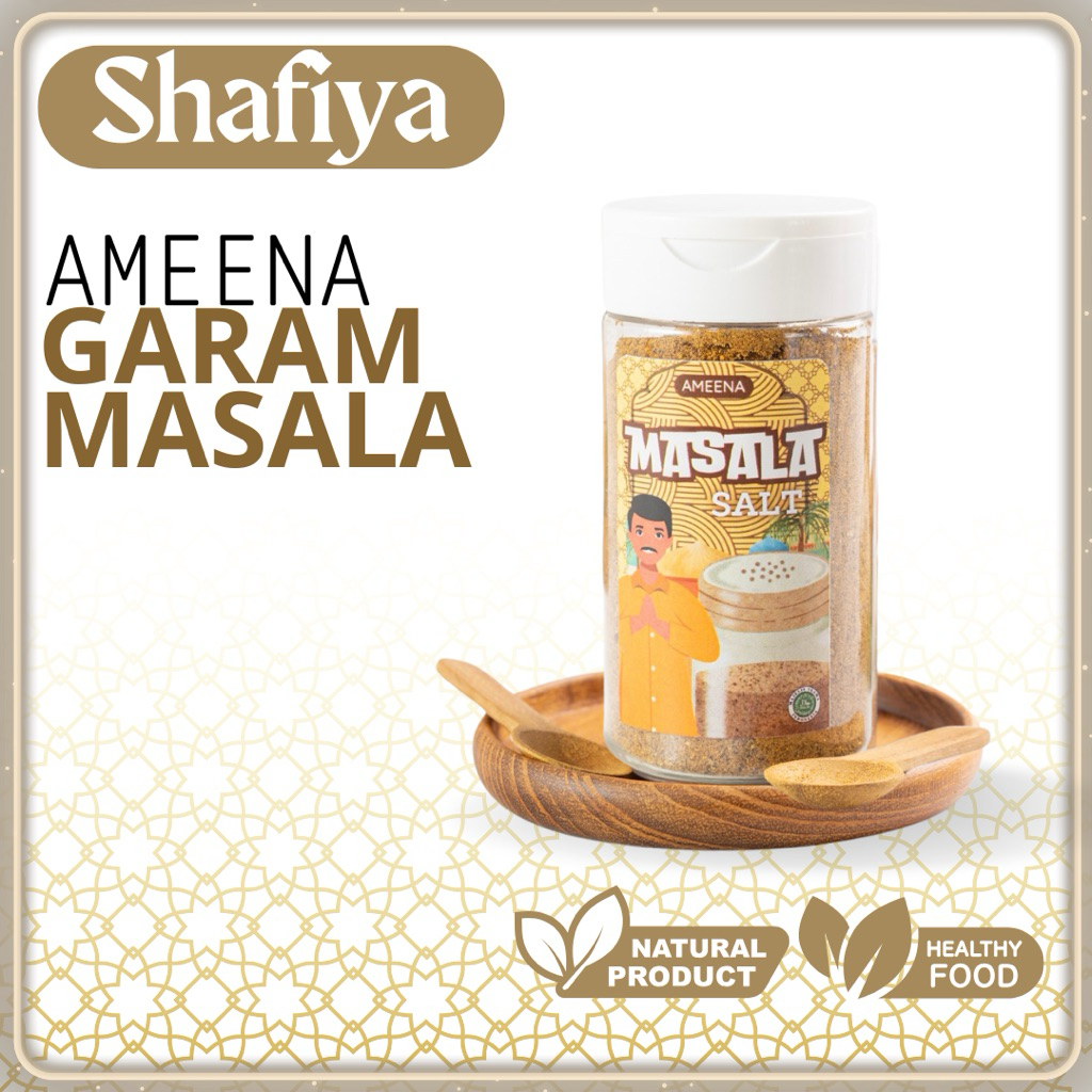 

[ MINI ] Garam Masala Salt Masala Indian 60GR | Ameena Premium Quality
