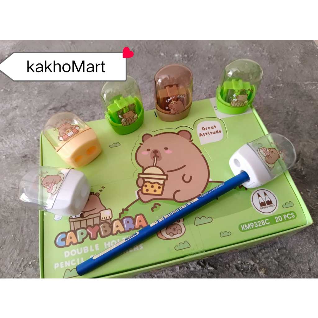 

KakhoMart Rautab Pencil Kaca Plastik Dengan Gambar Capybara