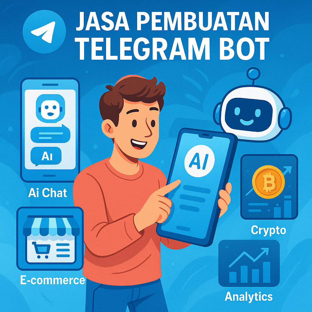 Jasa pembuatan telegram bot segala kebutuhan