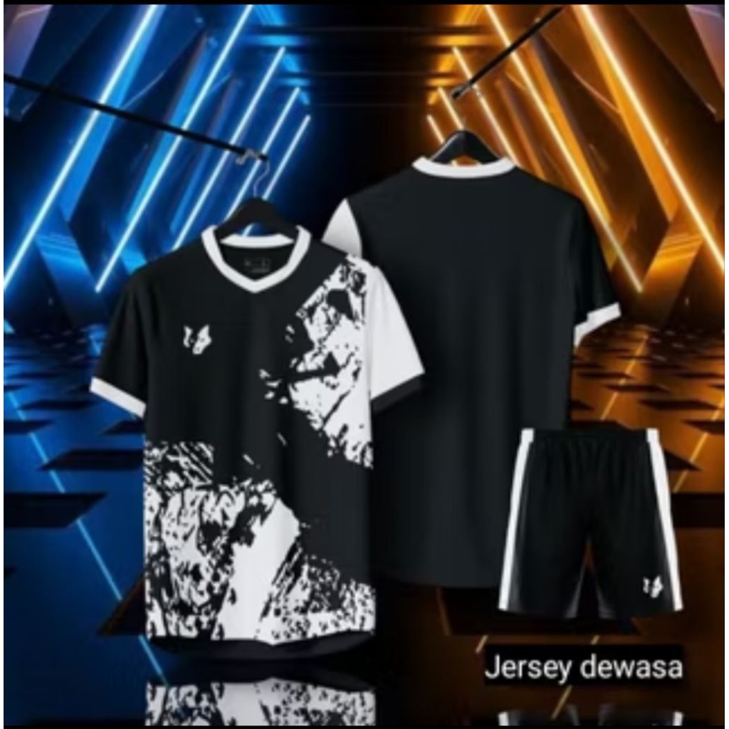 Jersey Baju Bola Futsal Pria Wanita Set Baju Celana