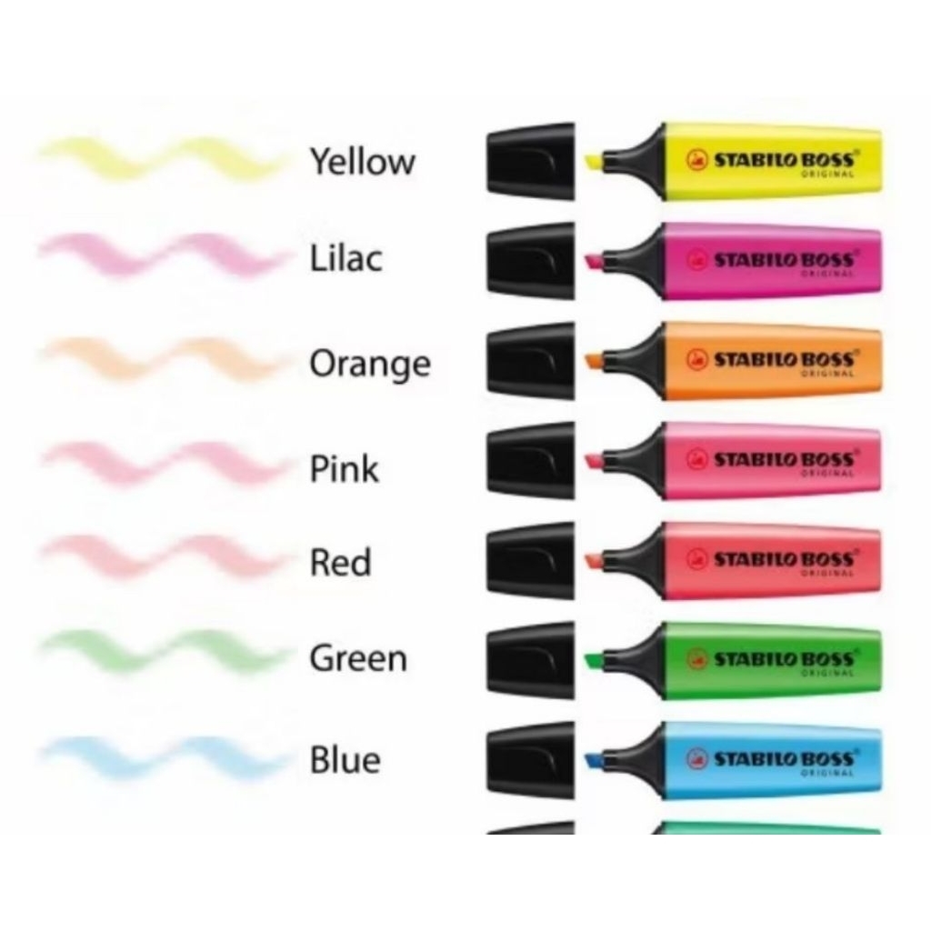 

Stabilo boss warna Ecer