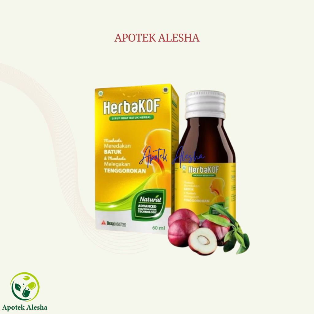 

HERBAKOF SIRUP 60 ML (ED : 09/2025)