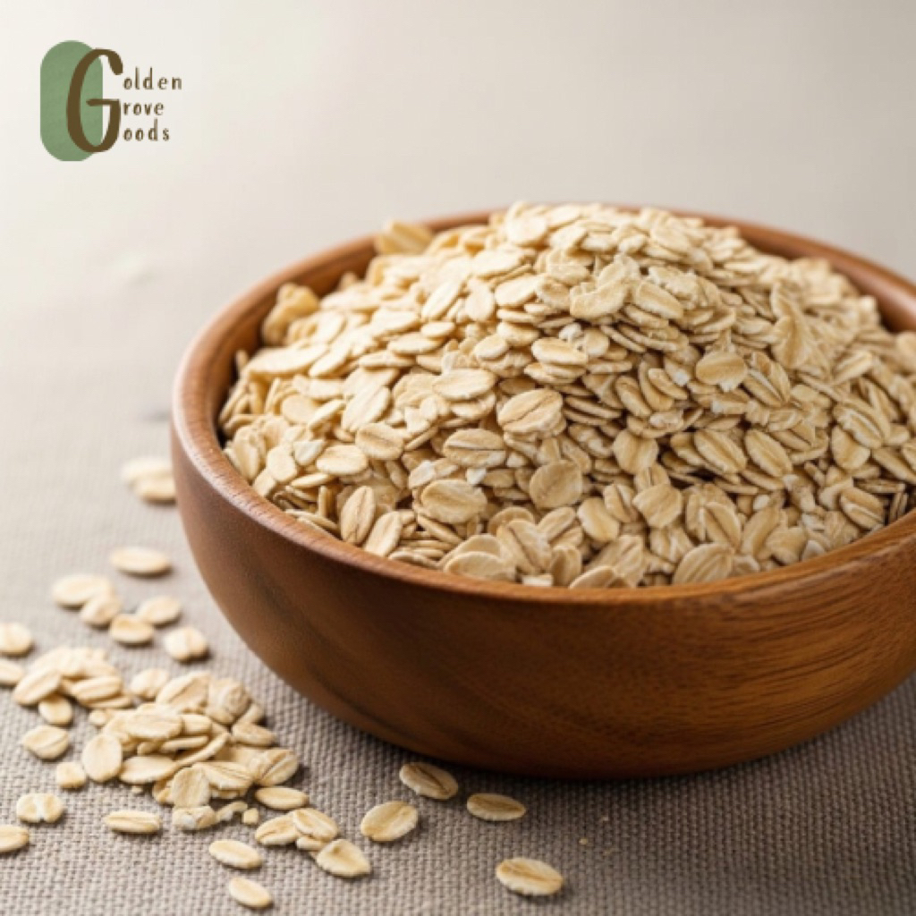 

Golden Grove Goods || Premium Quality Organic Rolled Oat 250gr / 500gr / 1kg || Havermut