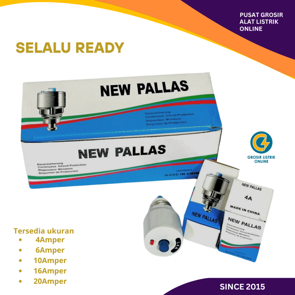 SEKRING OTOMATIS LISTRIK 4A 6A 10A 16A 20A 25A 4 6 10 16 20 25 AMPER SKRING  MEIKO NEW PALLAS LIKON 