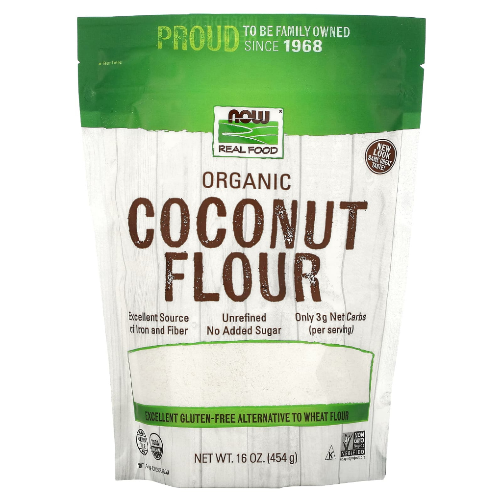 

Now Foods Organic Coconut Flour 454 g