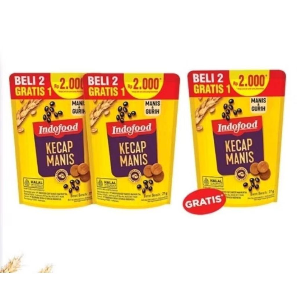 

kecap indofood 77ml bended isi 9