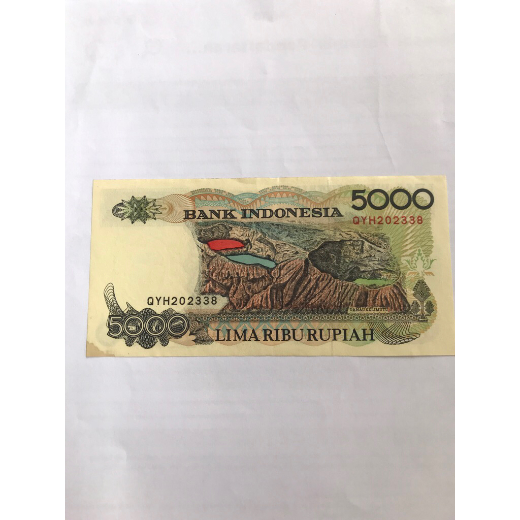 uang kuno asli 100% nominal 5000