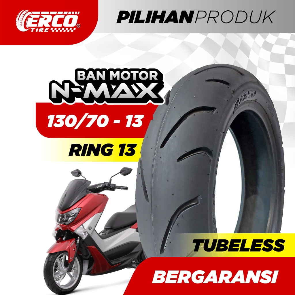 Ban Motor Matic/ Nmax 130/70 - 13 Tubeless (Standart ban belakang Yamaha NMAX)