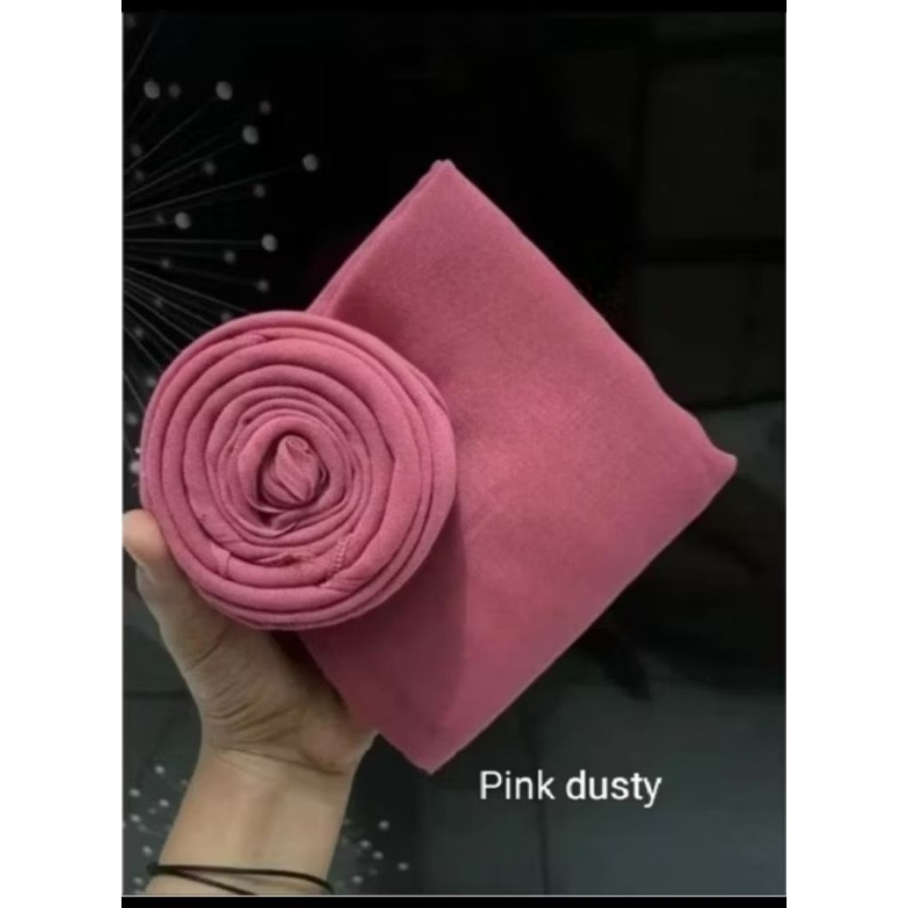 segi empat paris jadul warna dusty pink