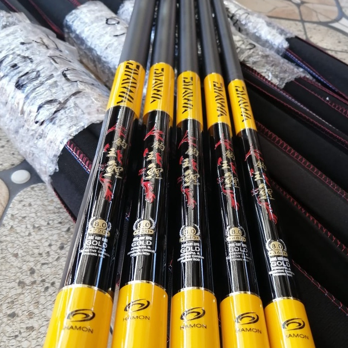 Joran Pancing Daiwa Hamon Gold 6H Joran Tegek 720 Kaku Medium