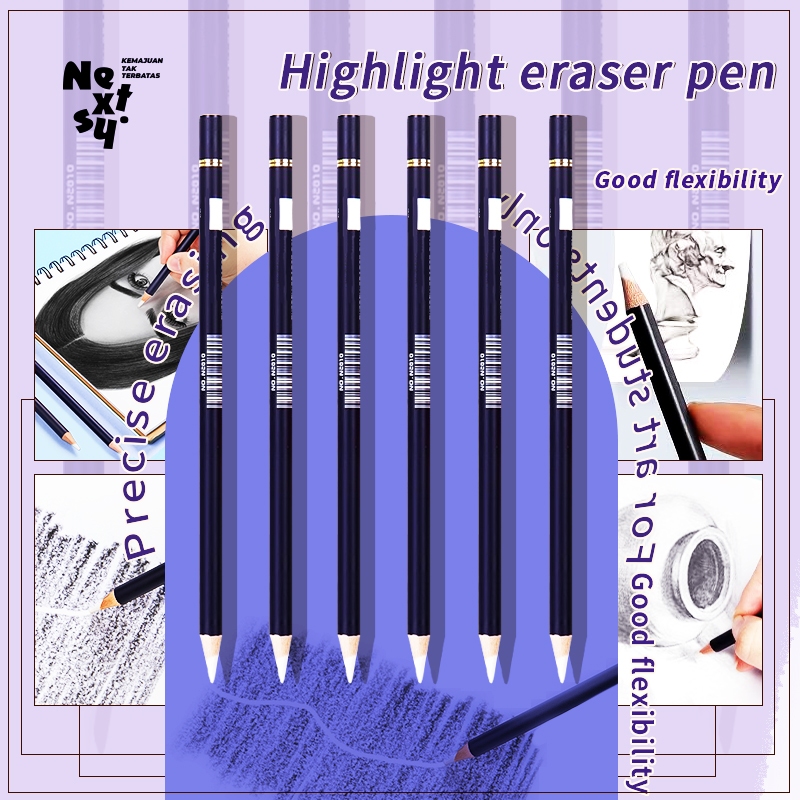 

[READY] Nextsy NYONI Penghapus Bentuk Pensil / Pencil Shaped Eraser/Penghapus Seni