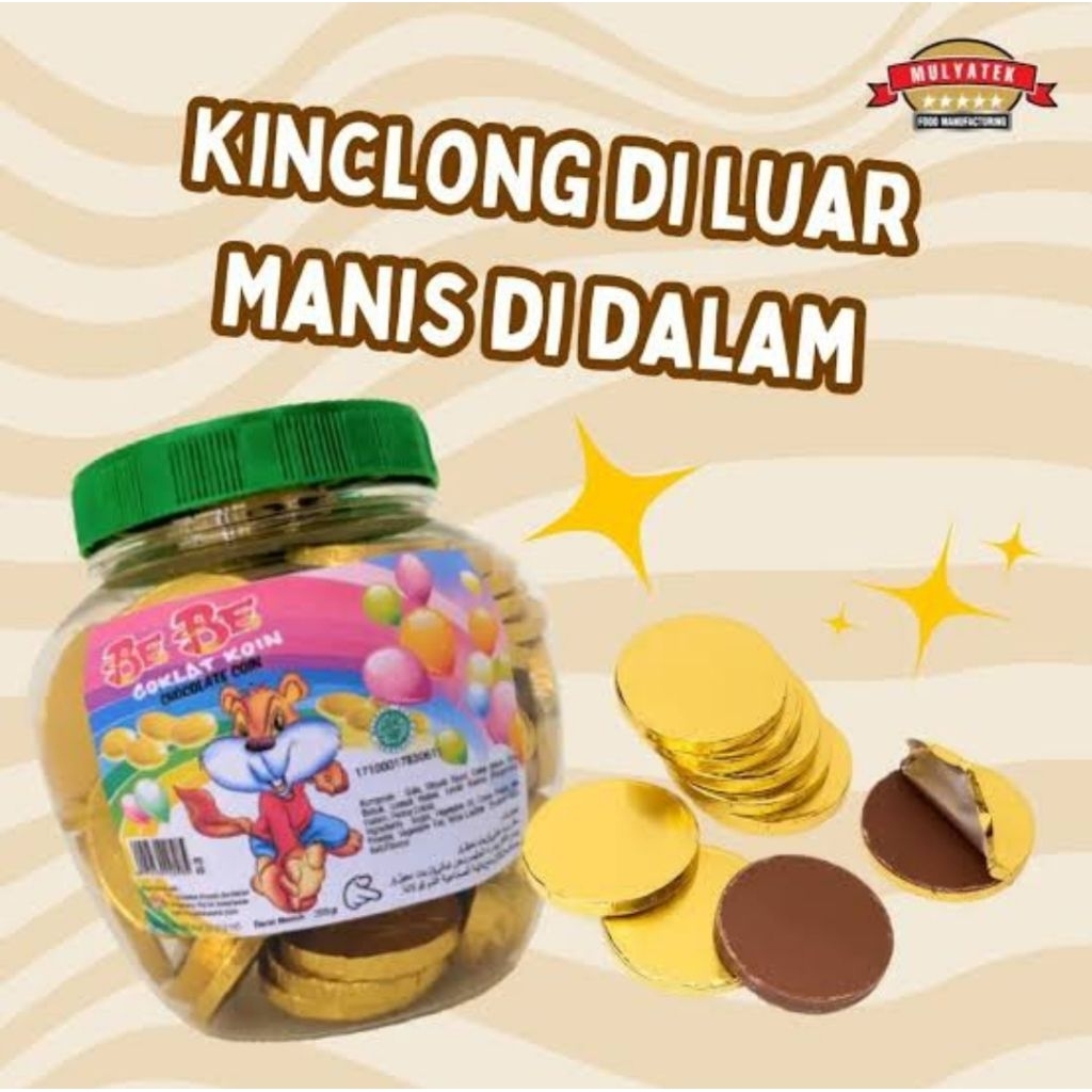 

BEBE COKLAT COIN ISI 100PCS