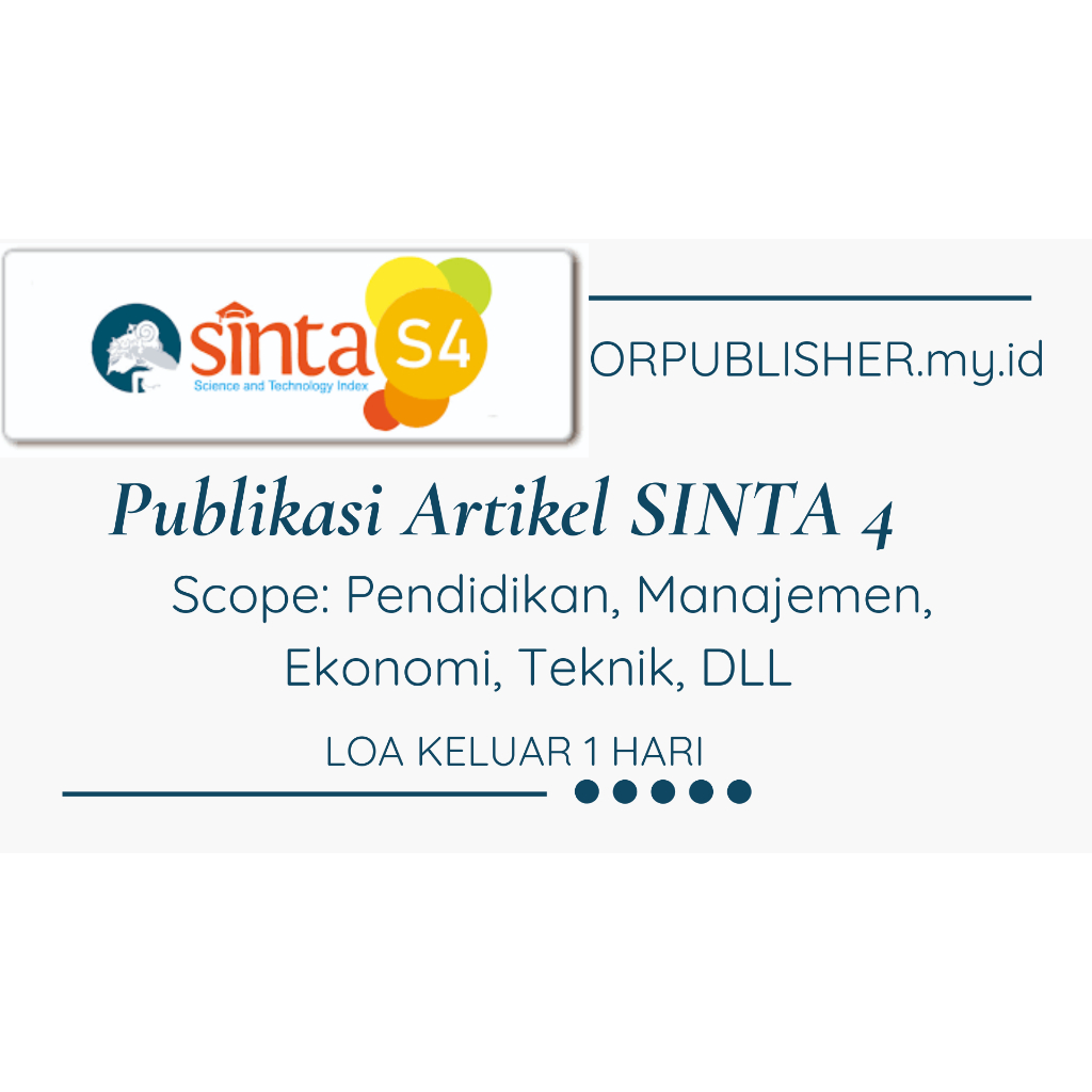 PUBLIKASI ARTIKEL SINTA 4