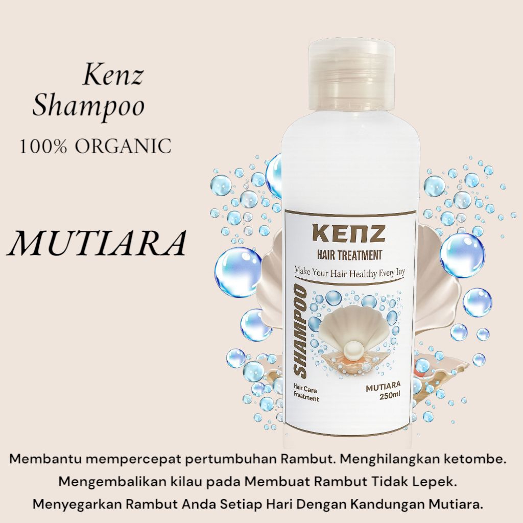 Kenz Shampoo Mutiara Manfaat Kenzo Shampoo Anti Ketombe Anti Lepek Membantu mempercepat pertumbuhan rambut membuat kulit menjadi lebih Segar Denan Aroma Mutiara