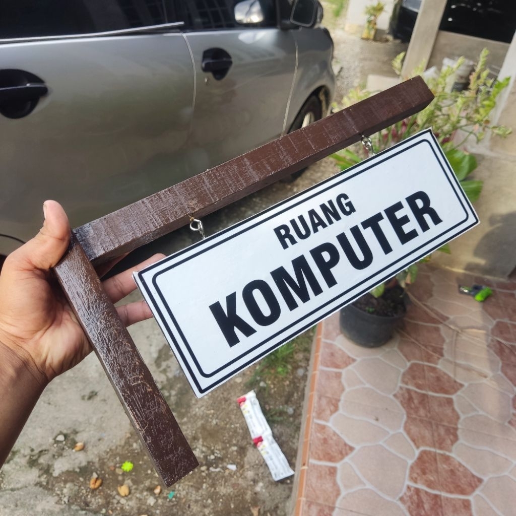 

25 pcs Palang Nama ruangan Akrilik