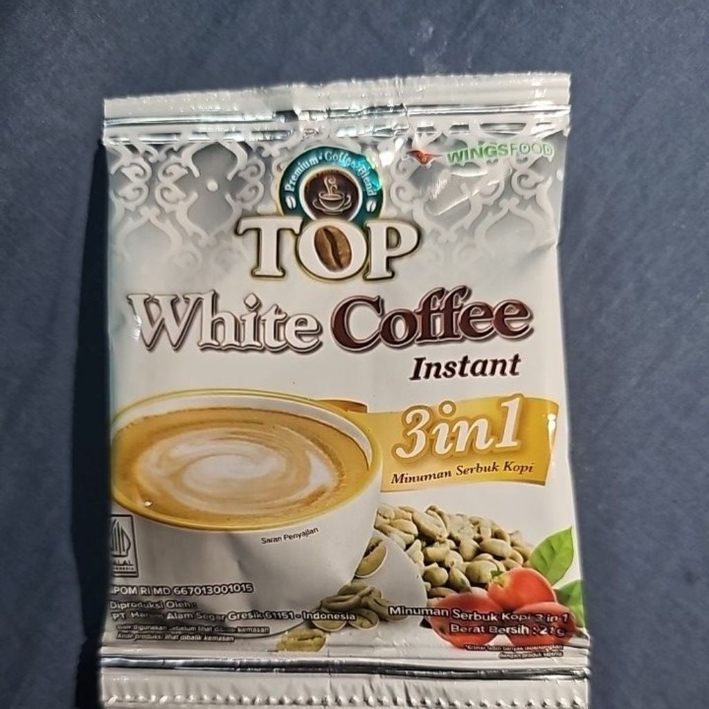

Top White Kopi 3 in 1 isi 6 Sachet
