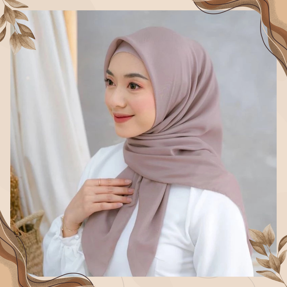 Hijab voal paris permium ultrafine segi empat paris