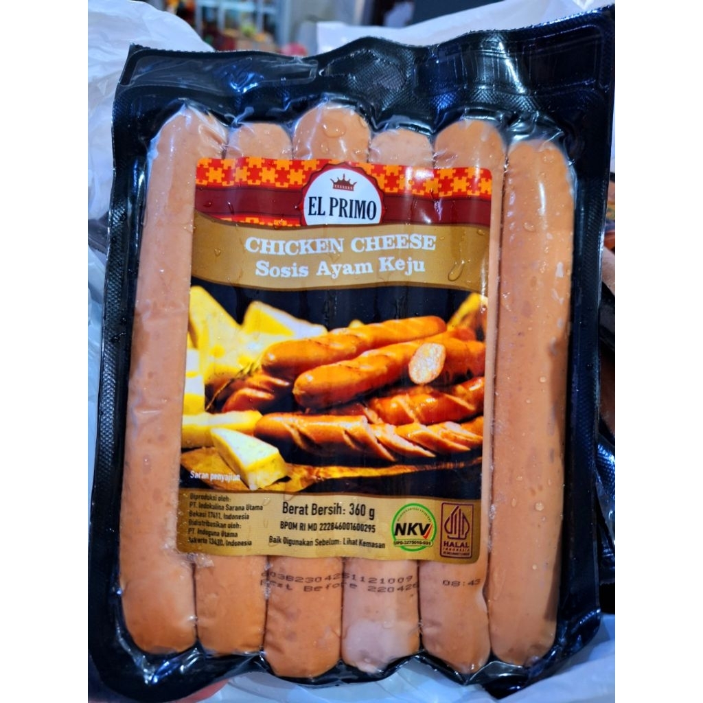 

EL PRIMO CHICKEN CHEESE 360GR