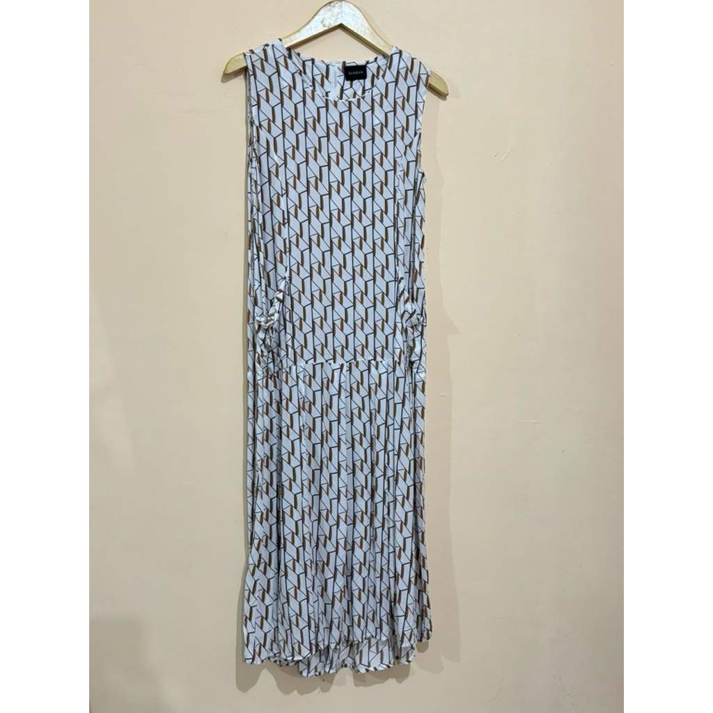 Preloved/Thrift Long dress tanpa lengan BanBan Korean Style