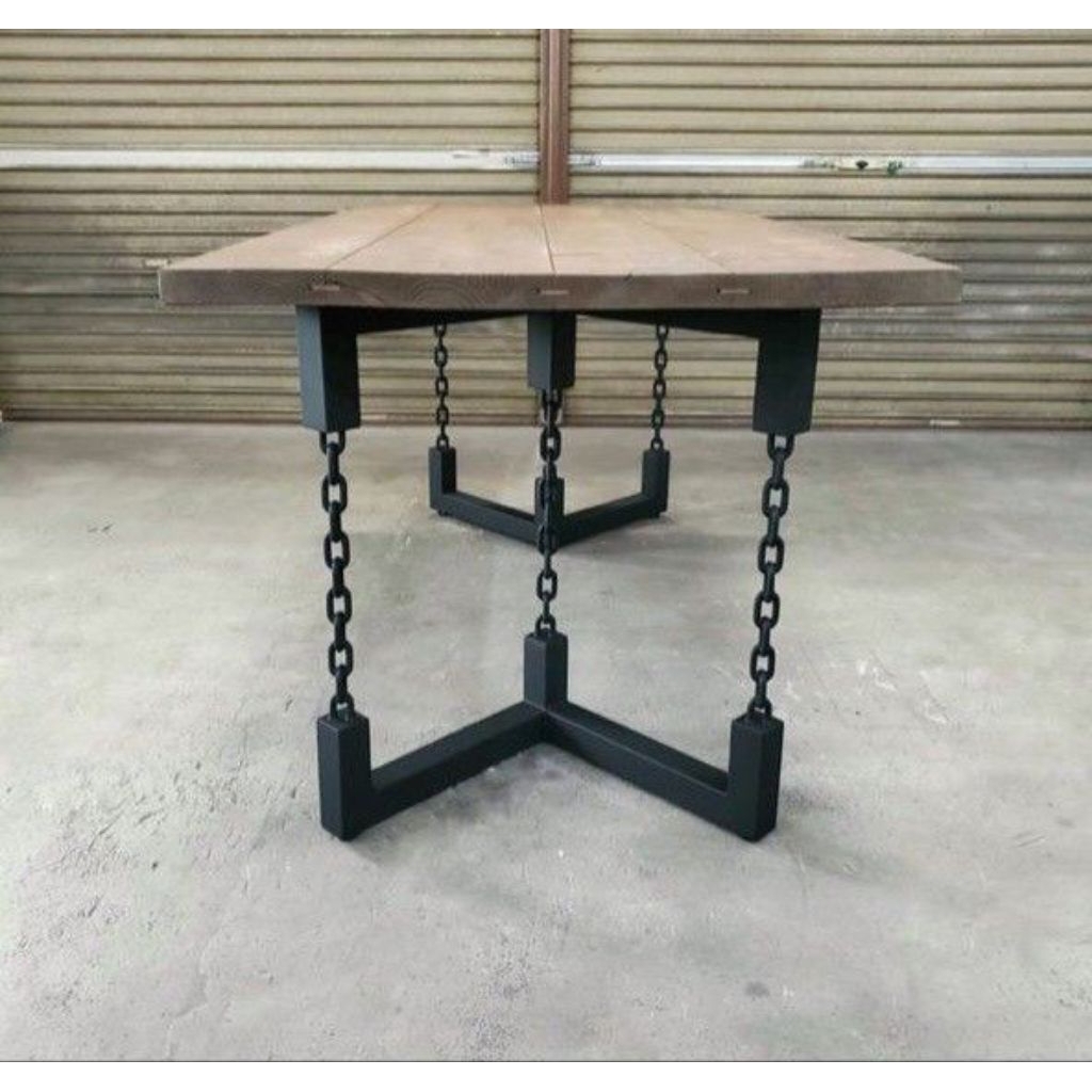 Kaki meja rantai hollow , kaki meja antik