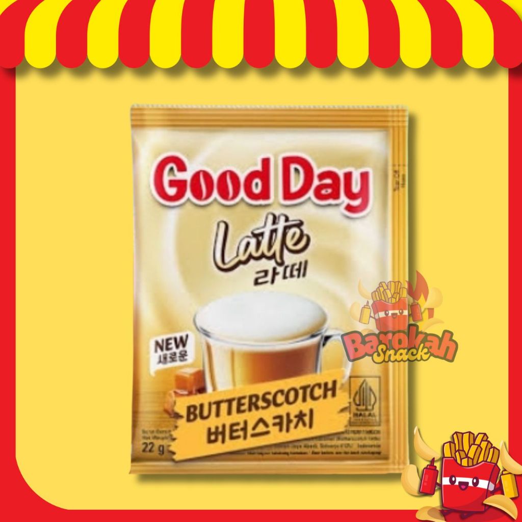 

NEW‼️ GOOD DAY LATTE / GOOD DAY BUTTERSCOTCH / GOOD DAY / KOPI / KOPI ANAK MUDA / LATTE / COFFE