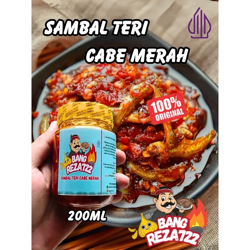 

SAMBEL TERI CABE MERAH (200ml) PEDAS