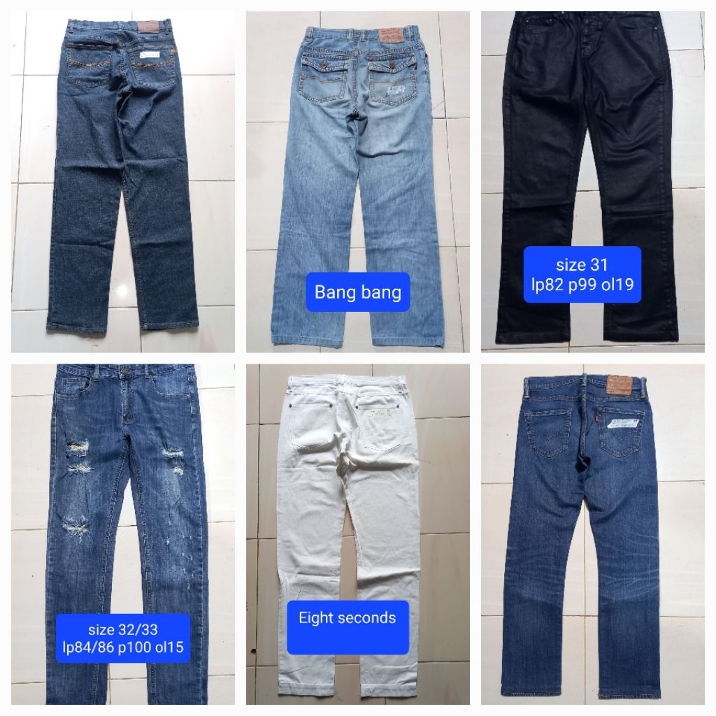 Celana Jeans pria PL murah