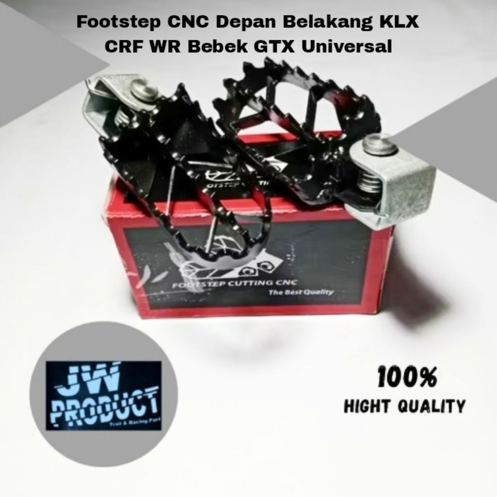 Footstep Pijakan Kaki CNC Step Depan Belakang KLX CRF WR Bebek Gtx Universal