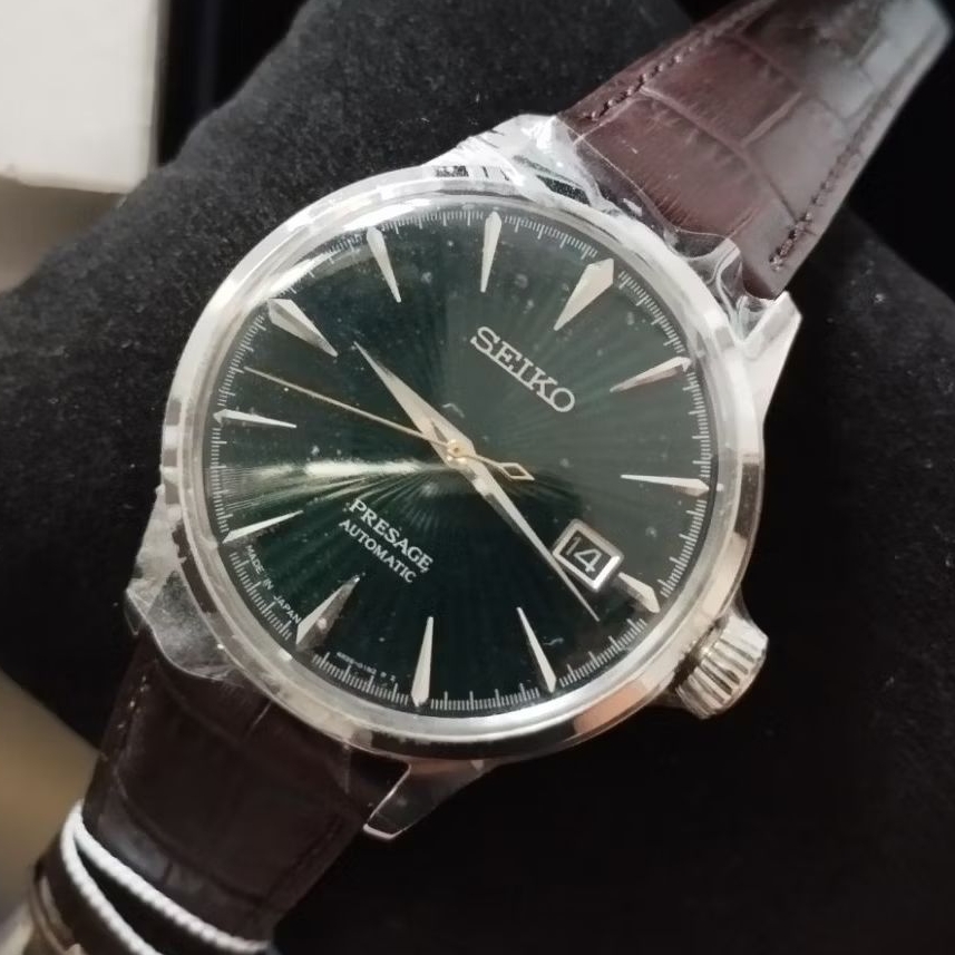 Seiko Presage SRPD37J1 SRPD37 Green Dial Original Mocking Bird