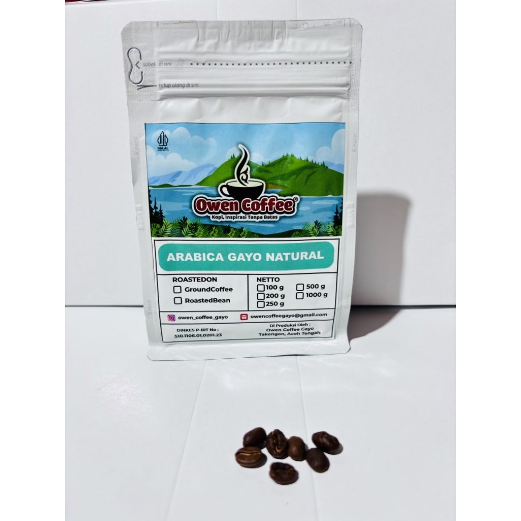 

Kopi Arabika Gayo Natural 200 gr
