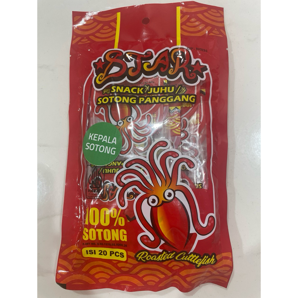 

Snack Juhu / Sotong panggang STAR isi 20 pcs