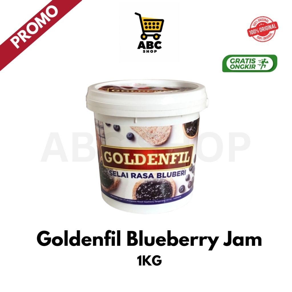 

Goldenfil Blueberry Jam / Selai Blueberry Goldenfil 1KG