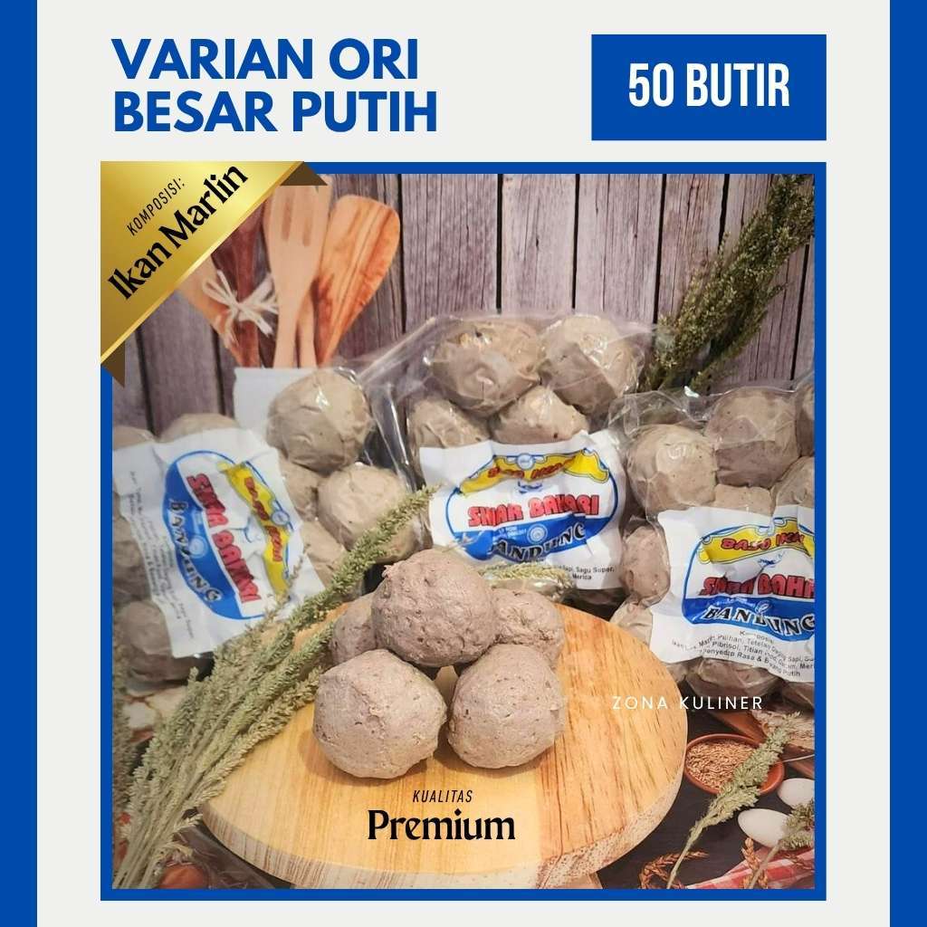 

Bakso Ikan Besar Putih 50 Butir | Sinar Bahari