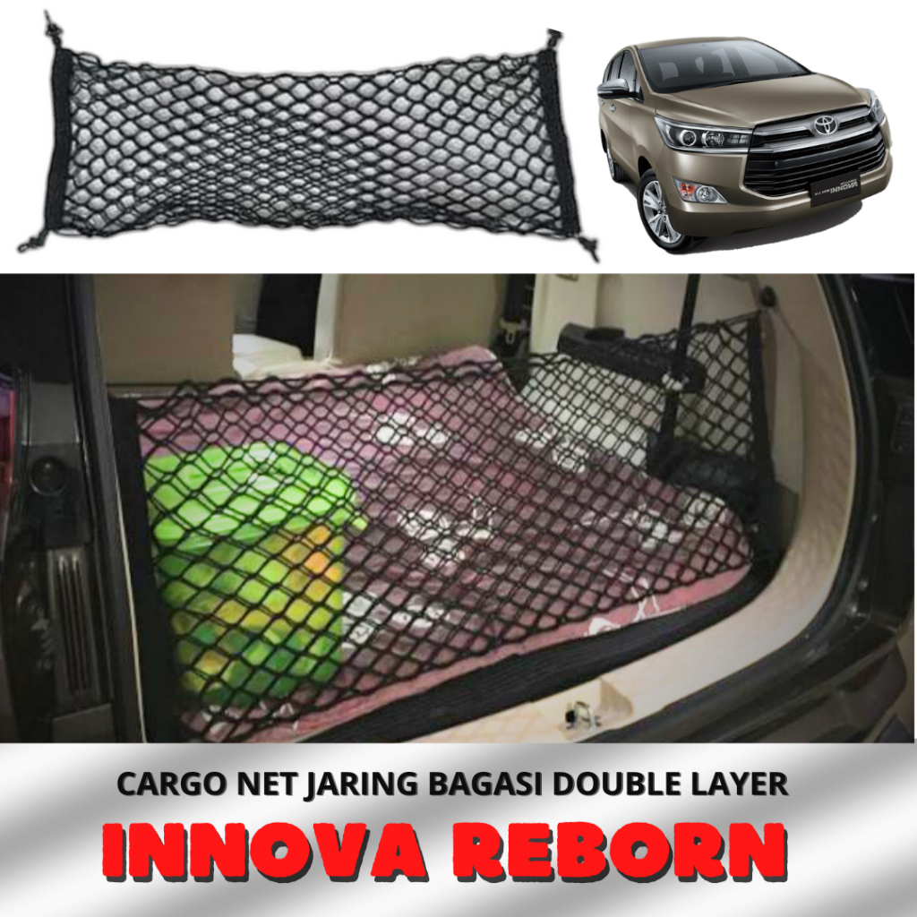 Cargonet Jaring Bagasi Double Layer Mobil INNOVA REBORN